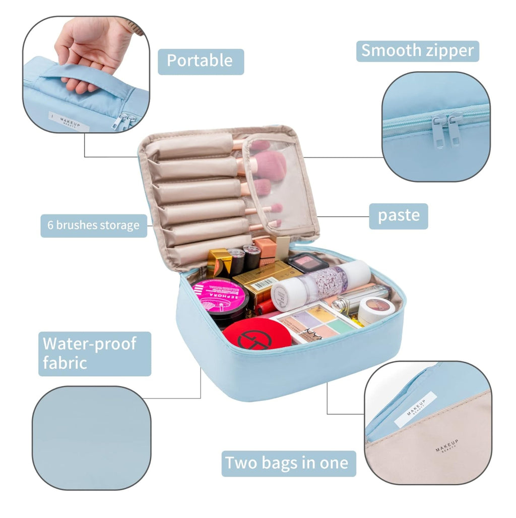 Bolso de Maquillaje 2 en 1 de viaje