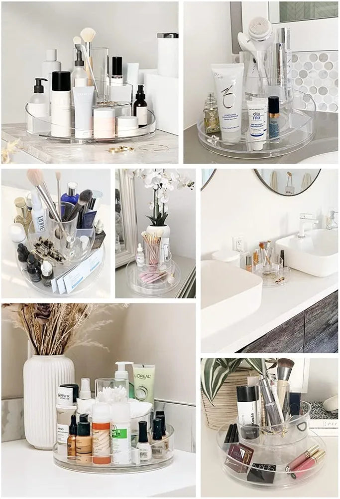 Organizador de Maquillaje Giratorio 360°: