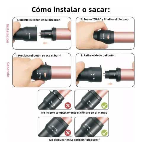 Pinza Cabello 6 en 1