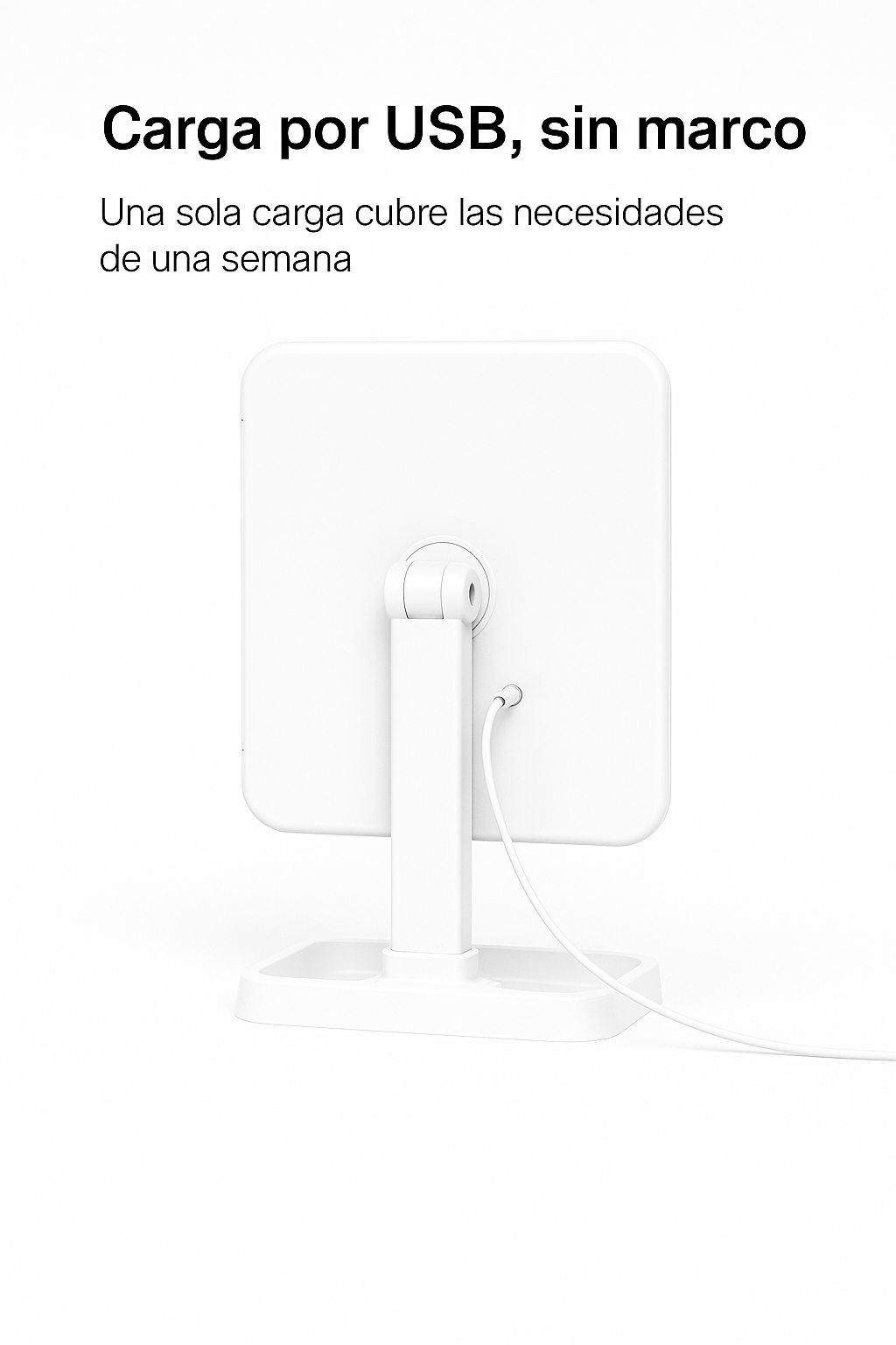 Espejo Maquillaje Plegable con Luz