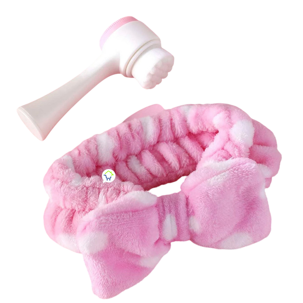 Kit Facial Cepillo Masajeador + Diadema