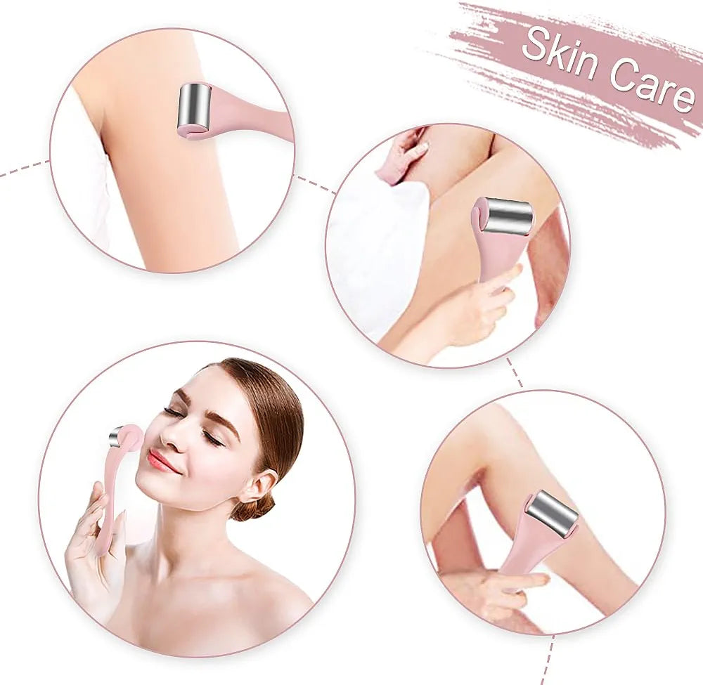 Rodillo Facial Metálico Antiinflamatorio