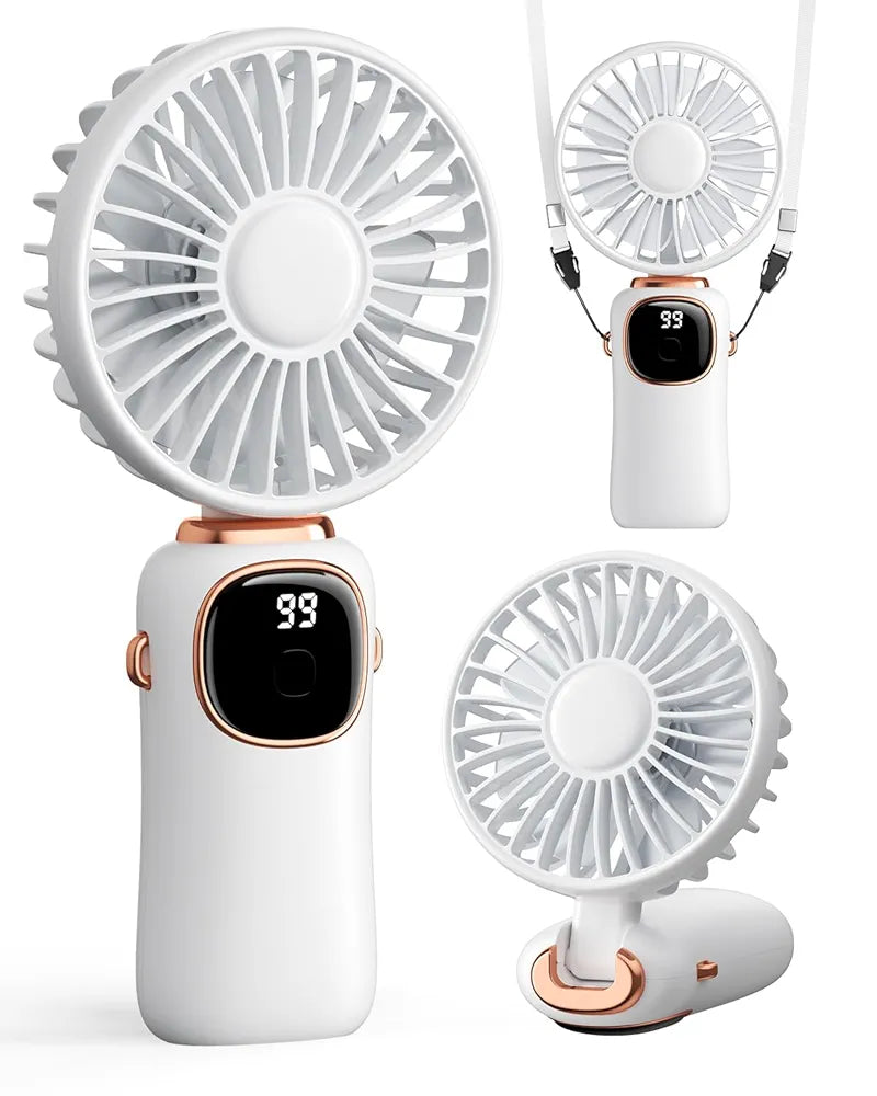 Mini ventilador 3 en 1 para Skincare y Maquillaje