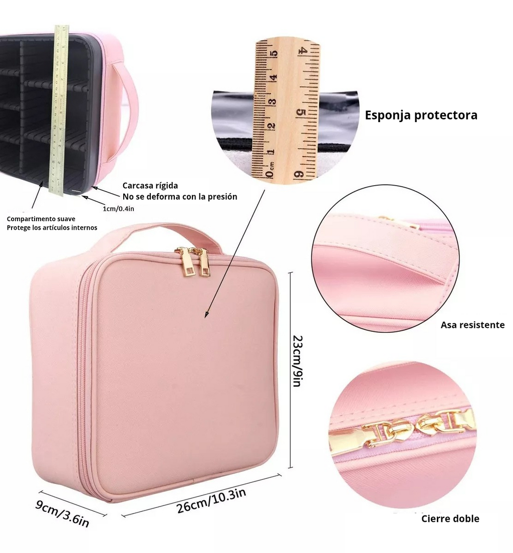 Maletín Organizador de Maquillaje y Cosméticos